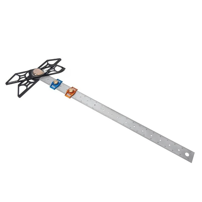 Woodworking right-angle T-ruler angle ruler scribing ruler adjustable high-precision T-square ruler
Woodworking right-angle T-ruler angle ruler scribing ruler adjustable high-precision T-square ruler