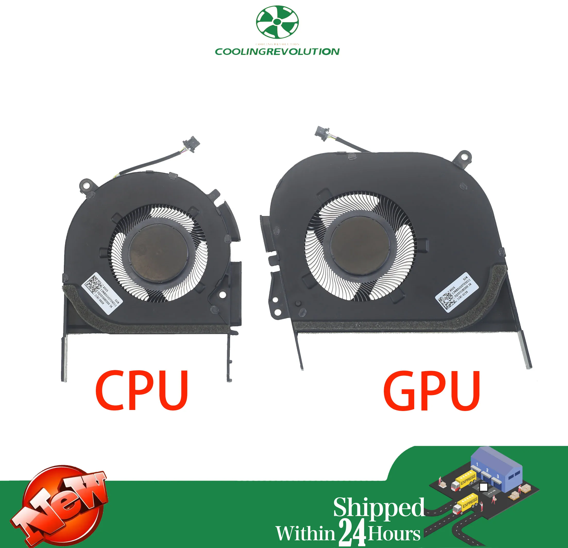 Laptop CPU GPU Cooling Fan for Asus VivoBook Pro 15 K3500P K3500PC K3500PA K3500PH M5300Q M3500QC
Laptop CPU GPU Cooling Fan for Asus VivoBook Pro 15 K3500P K3500PC K3500PA K3500PH M5300Q M3500QC