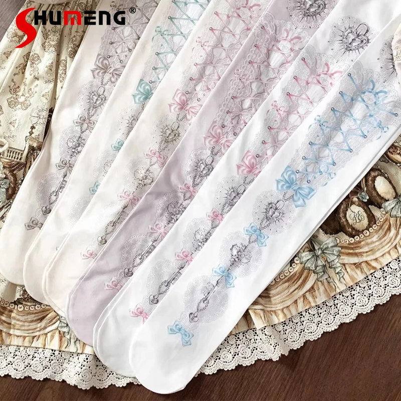 Japanese Lolita Sweet Tights For Women's 2025 Autumn Winter Beauty Skin Socks Velvet Printed Pantyhose Japanese Sweet Stockings
Japanese Lolita Sweet Tights For Women's 2025 Autumn Winter Beauty Skin Socks Velvet Printed Pantyhose Japanese Sweet Stockings