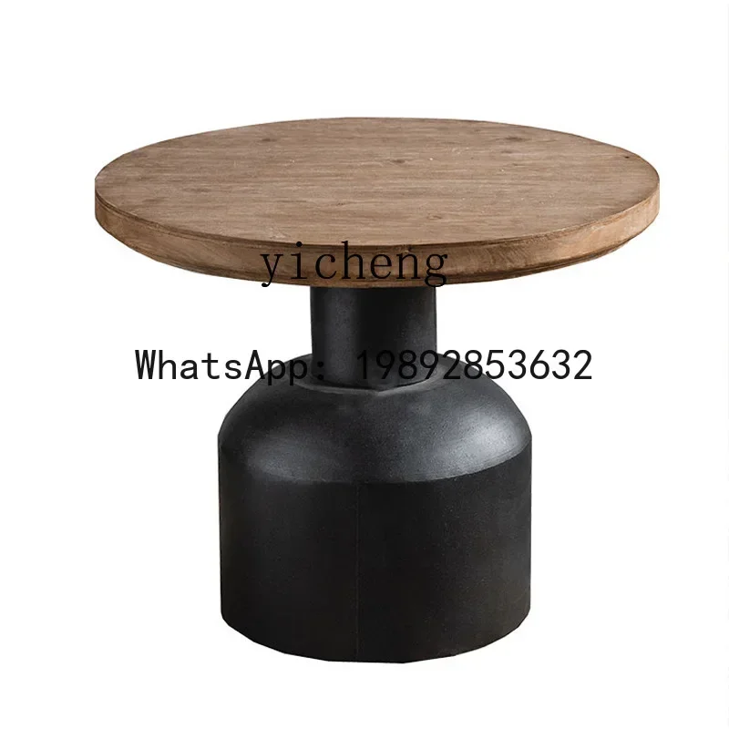 X-12 American country retro small round table coffee table industrial style flower shop decoration home accessories
X-12 American country retro small round table coffee table industrial style flower shop decoration home accessories