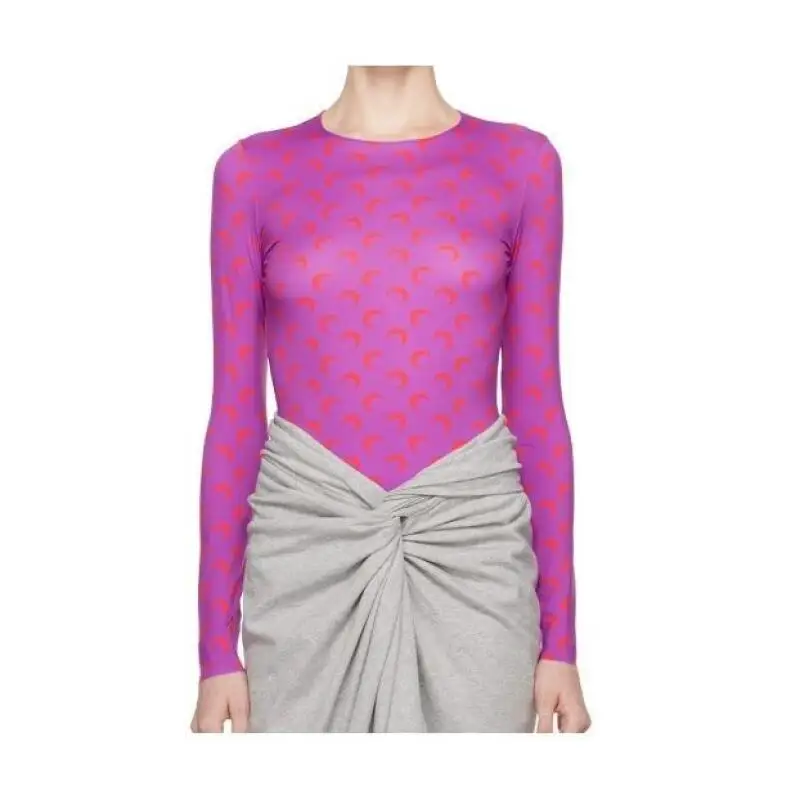 Autumn Women T Shirt Long Sleeve Slim Fit Sunscreen Top Ice Silk Fabric High Street Sweet Style Purple Thin Tops
Autumn Women T Shirt Long Sleeve Slim Fit Sunscreen Top Ice Silk Fabric High Street Sweet Style Purple Thin Tops