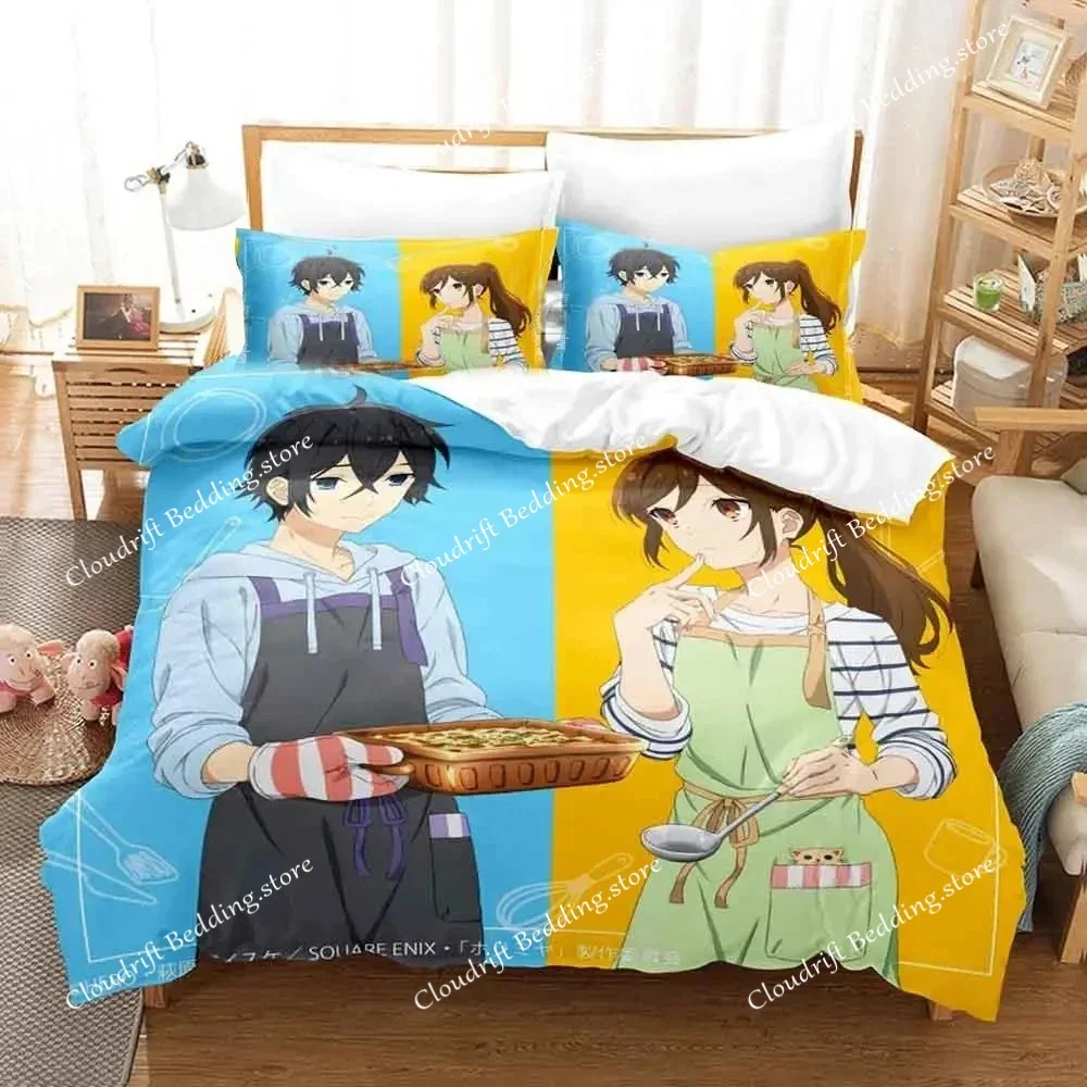Anime Hori san to Miyamura kun Horimiya Bedding Set Duvet Cover Bed Set Quilt Cover Pillowcase Comforter king Queen Size
Anime Hori san to Miyamura kun Horimiya Bedding Set Duvet Cover Bed Set Quilt Cover Pillowcase Comforter king Queen Size