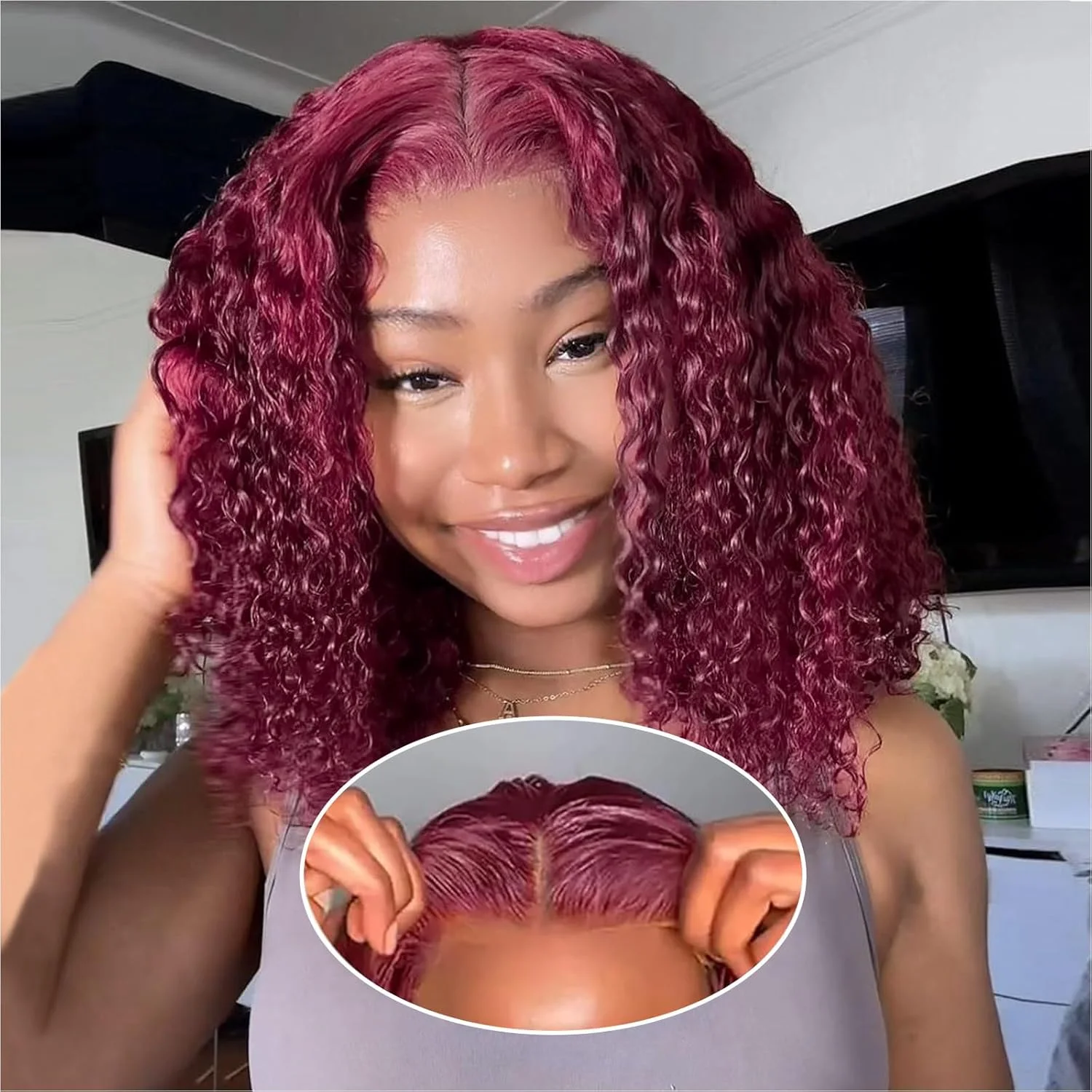Wear Go Bob Wig Human Hair Glueless No Glue Wigs Brazilian Hair 99J Burgundy 13x4 Lace Wig 7x5 Short Bob Wig 100% Human Hair
Wear Go Bob Wig Human Hair Glueless No Glue Wigs Brazilian Hair 99J Burgundy 13x4 Lace Wig 7x5 Short Bob Wig 100% Human Hair