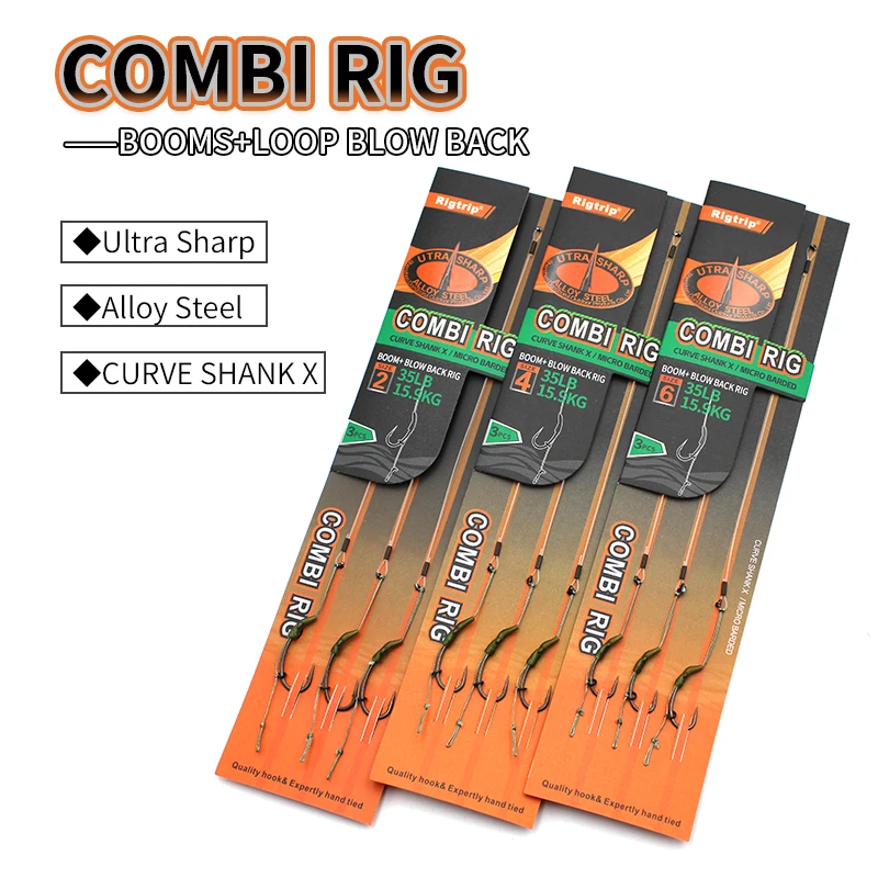 3pcs Carp Fishing Combi Rig Loop Rig Curve Shank Hook Size 2 4 6 PTFE Coated Alloy Steel Super Sharp Hook Point Tackle
3pcs Carp Fishing Combi Rig Loop Rig Curve Shank Hook Size 2 4 6 PTFE Coated Alloy Steel Super Sharp Hook Point Tackle