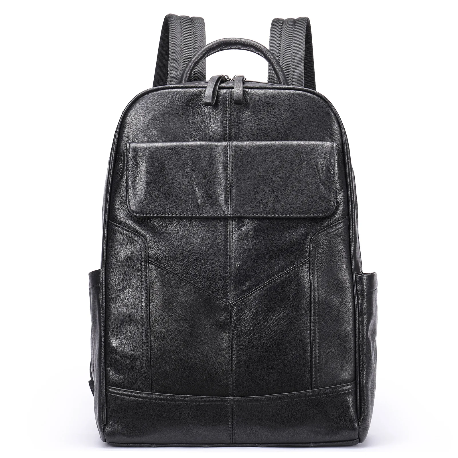 Простой кожаный мужской рюкзак из натуральной яловой кожи, повседневная большая дорожная сумка, деловая компьютерная сумка для ноутбука 15,6 дюйма
Простой кожаный мужской рюкзак из натуральной яловой кожи, повседневная большая дорожная сумка, деловая компьютерная сумка для ноутбука 15,6 дюйма