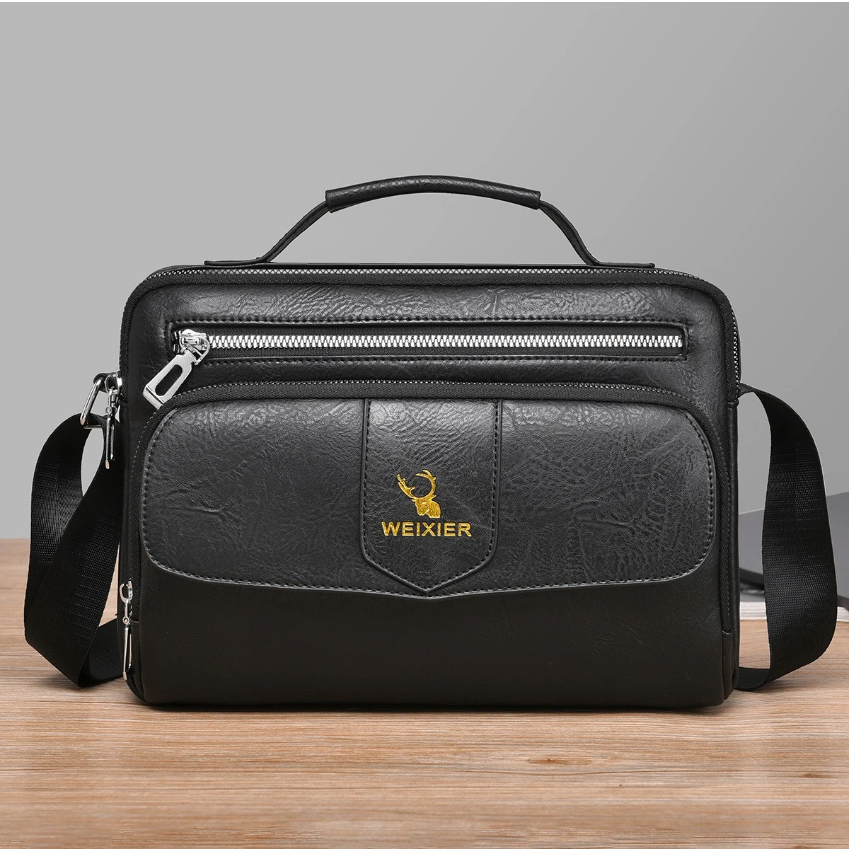 Men's messenger bag waterproof PU leather crossbody bag business shoulder bag for husband Essential travel & commuting handbag
Men's messenger bag waterproof PU leather crossbody bag business shoulder bag for husband Essential travel & commuting handbag
