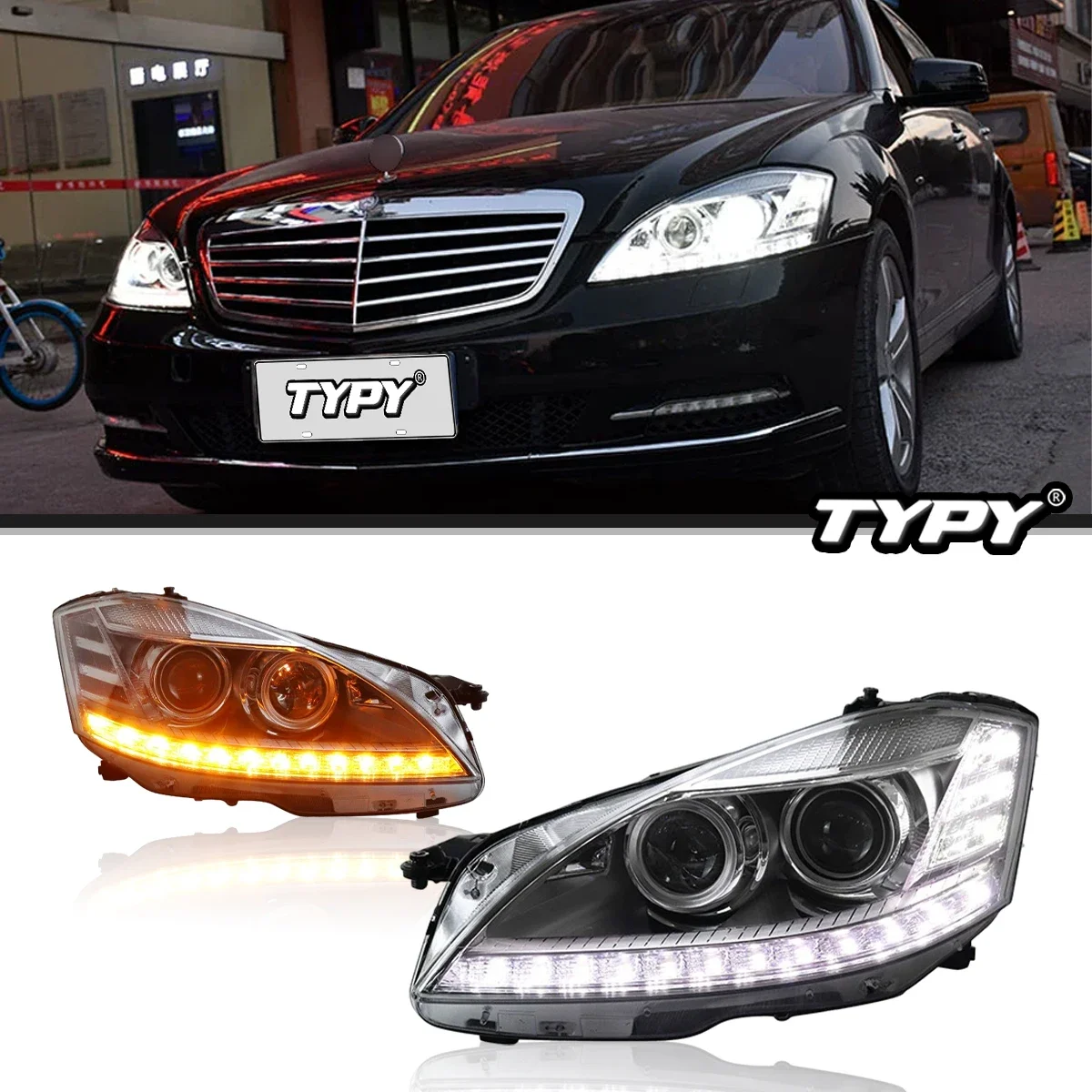 Новый светодиодный фонарь для Benz S-Class W221 2006-2009, светодиодные автомобильные лампы, дневные ходовые огни, динамические указатели поворота, автомобильные аксессуары
Новый светодиодный фонарь для Benz S-Class W221 2006-2009, светодиодные автомобильные лампы, дневные ходовые огни, динамические указатели поворота, автомобильные аксессуары