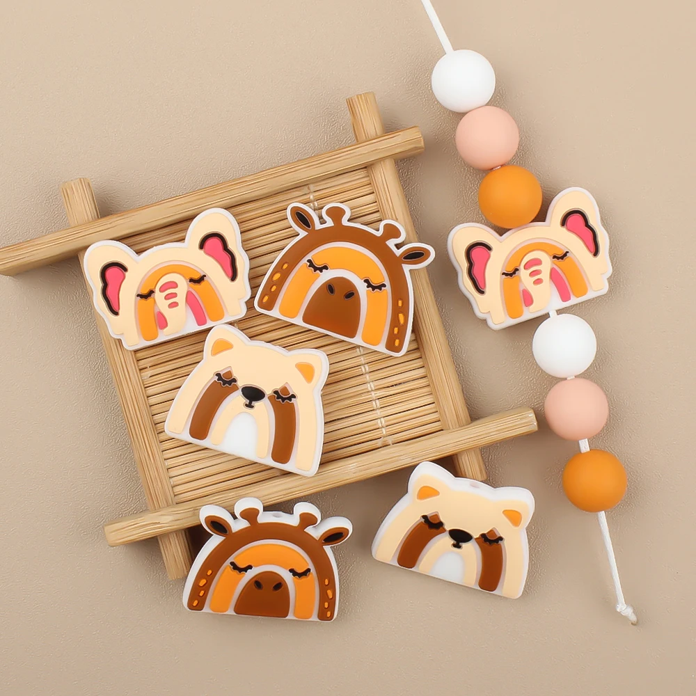 5PCS Silicone Beads Elephants Giraffe Raccoon Silicone Focal Beads DIY Jewelry Pendant Necklaces Bracelet Keychain Accessories
5PCS Silicone Beads Elephants Giraffe Raccoon Silicone Focal Beads DIY Jewelry Pendant Necklaces Bracelet Keychain Accessories