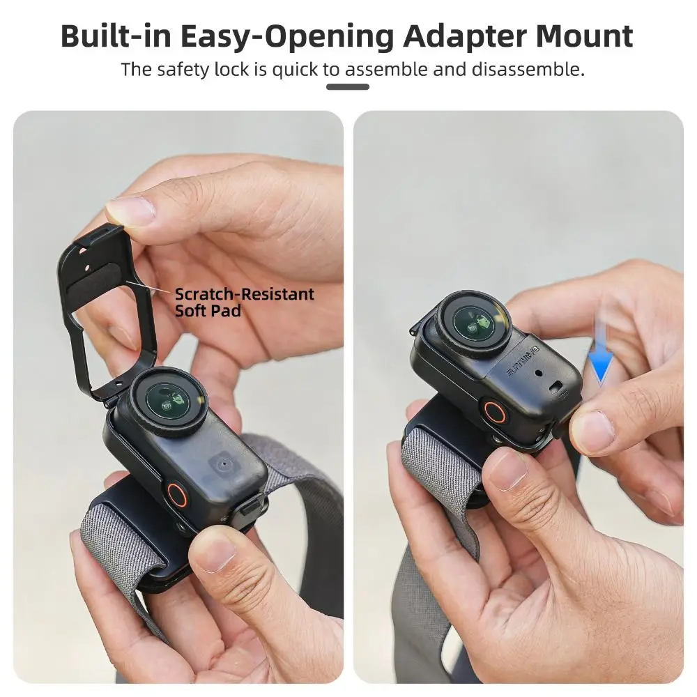 Vertical/Horizontal Headband Elastic Adjustable Retention Strap Rotatable Lightweight Head Fixed strap for DJI Osmo Nano
Vertical/Horizontal Headband Elastic Adjustable Retention Strap Rotatable Lightweight Head Fixed strap for DJI Osmo Nano