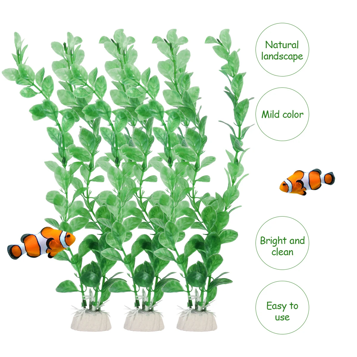 Artificial Water Plants for Aquarium Fish Tank Pet Durable Decorations Attractive
Artificial Water Plants for Aquarium Fish Tank Pet Durable Decorations Attractive