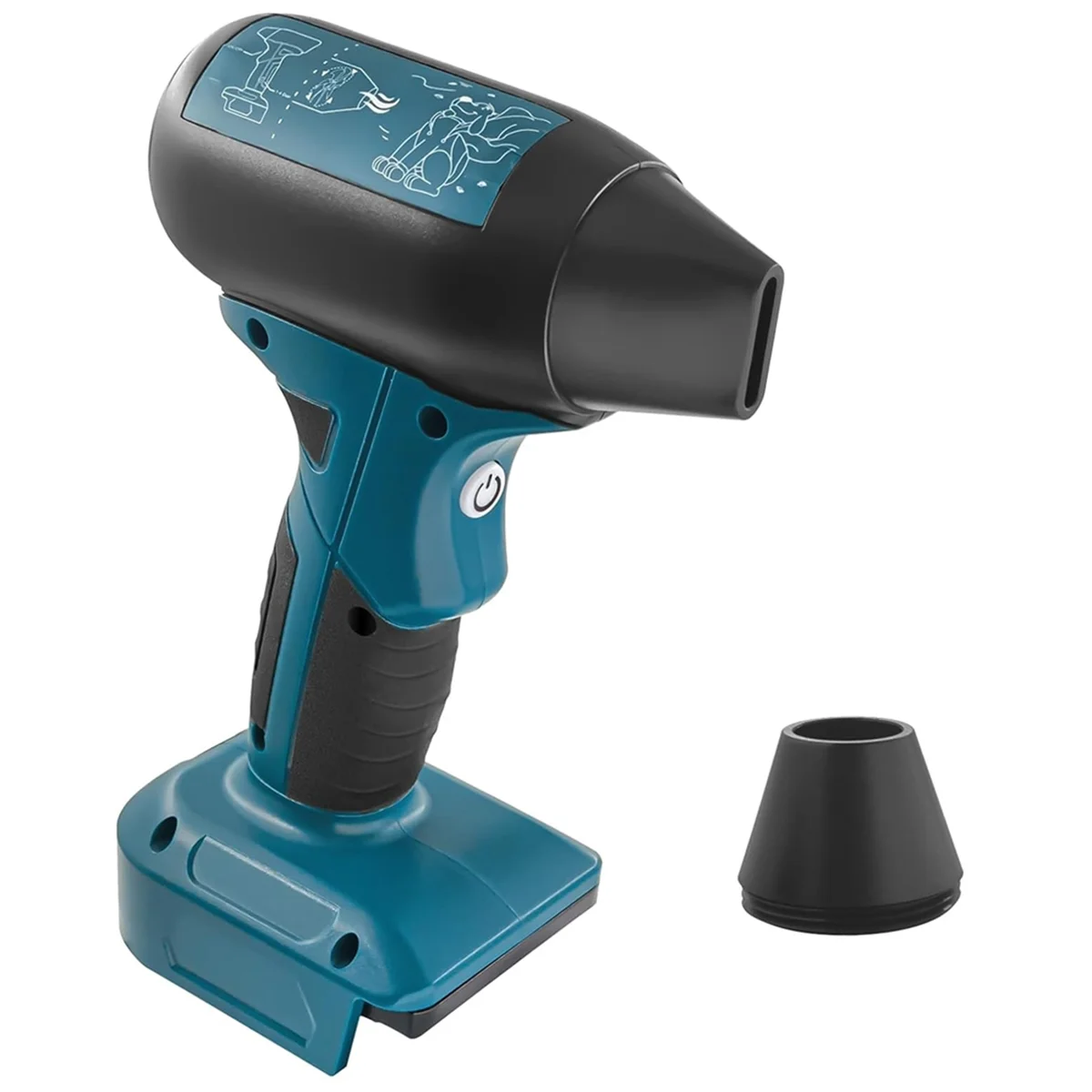 Mini Jet Blower Portable Violent Turbo Fan for Makita 18V Battery Cordless High Speed Handheld Fan for KeyBoard Cleaning
Mini Jet Blower Portable Violent Turbo Fan for Makita 18V Battery Cordless High Speed Handheld Fan for KeyBoard Cleaning