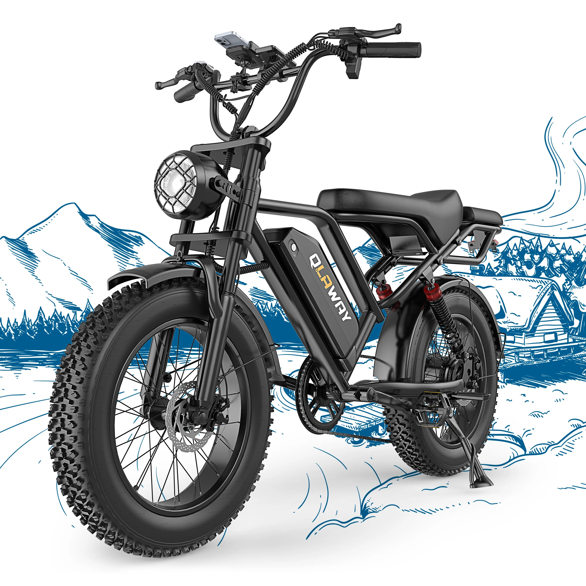 Hot Sale Commute E-Bike 48V 15AH Lithium Battery 20 Inch Fat Tire Tube Rear Hub Motor Max Load 150kg For Two-Wheel Scooter
Hot Sale Commute E-Bike 48V 15AH Lithium Battery 20 Inch Fat Tire Tube Rear Hub Motor Max Load 150kg For Two-Wheel Scooter