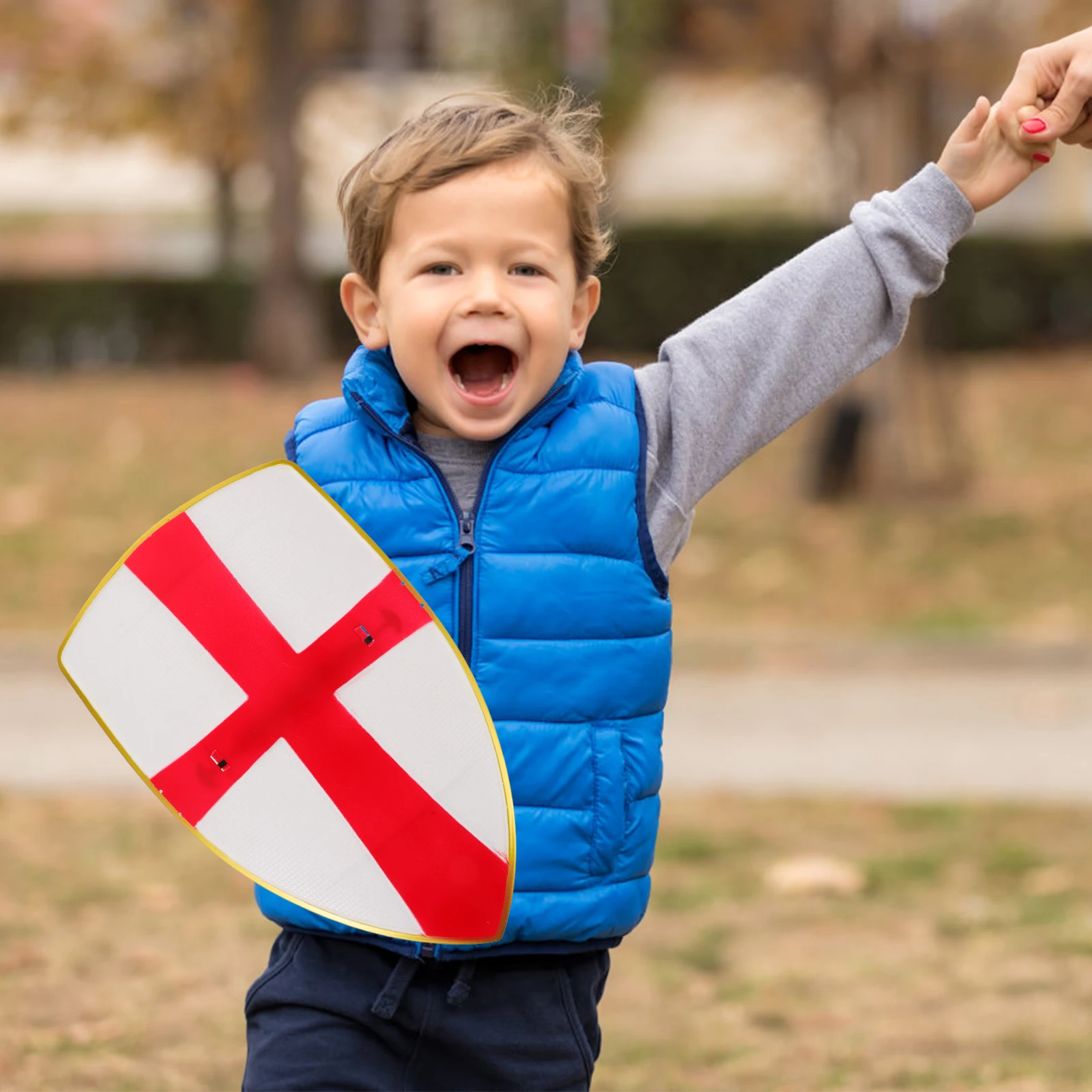 Creative Cartoon Cross Pattern Shield Kids Plastic Safe Portable Play Outdoor Small Shield for Boys Kids Toy Party Supplies
Creative Cartoon Cross Pattern Shield Kids Plastic Safe Portable Play Outdoor Small Shield for Boys Kids Toy Party Supplies