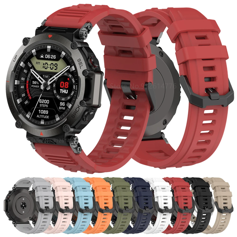 Смарт-ремешок для часов для Xiaomi Huami Amazfit T-rex Ultra, сменный силиконовый ремешок, браслет для Amazfit T Rex Ultra A2142 Correa
Смарт-ремешок для часов для Xiaomi Huami Amazfit T-rex Ultra, сменный силиконовый ремешок, браслет для Amazfit T Rex Ultra A2142 Correa