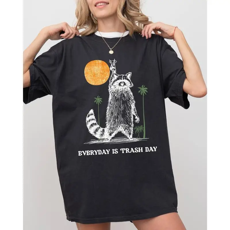 Everyday Is Trash Day, Funny, Raccoon, Meme, Aesthetic Shirt, Women's Comfort Color Tee, Tshirt
Everyday Is Trash Day, Funny, Raccoon, Meme, Aesthetic Shirt, Women's Comfort Color Tee, Tshirt