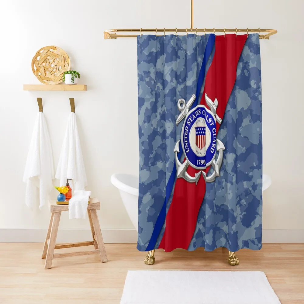 US Coast Guard Shower Curtain Modern Bathroom Accessories Anti-Mold Waterproof Shower Bathroom And Shower Products Curtain
US Coast Guard Shower Curtain Modern Bathroom Accessories Anti-Mold Waterproof Shower Bathroom And Shower Products Curtain