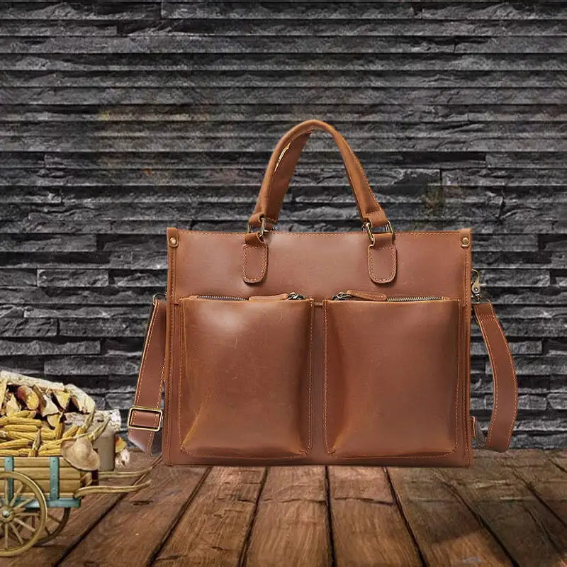 XZAN Fashion Men's Genuine Laptop Fashion Bag Crazy Hor Men's Bags Leather Business Commuter Fashion Horizontal Single Men's Bag
XZAN Fashion Men's Genuine Laptop Fashion Bag Crazy Hor Men's Bags Leather Business Commuter Fashion Horizontal Single Men's Bag