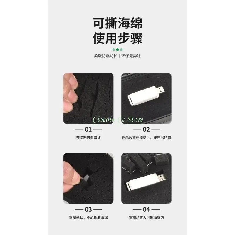 X90F Tool Box Waterproof Sealed Instrument Hardware Tools Case Hard Disk Storage Plastic Handheld Packing Tool Box
X90F Tool Box Waterproof Sealed Instrument Hardware Tools Case Hard Disk Storage Plastic Handheld Packing Tool Box