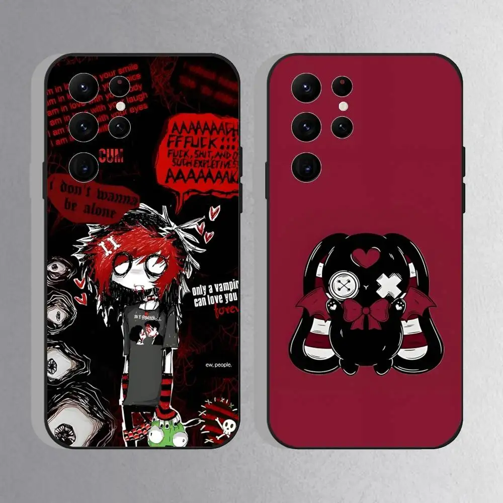 Love Black and Cute Emo Phone Case For Samsung S10,S21,FE,S21 ,S26,S25,S24,S23,Ultra,S9,S22,Plus Black Shockproof TPU
Love Black and Cute Emo Phone Case For Samsung S10,S21,FE,S21 ,S26,S25,S24,S23,Ultra,S9,S22,Plus Black Shockproof TPU