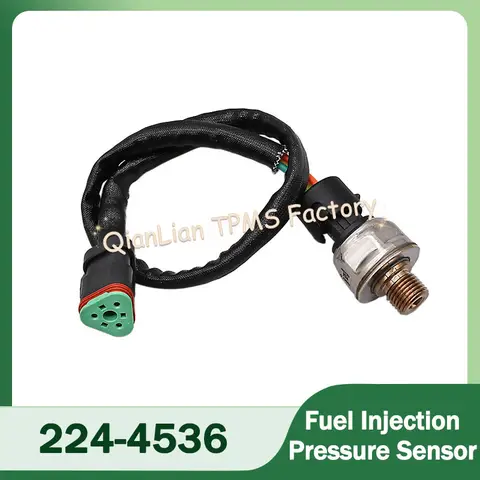 224-4536 Fuel Injection Pressure Sensor For Caterpillar on Highway Engines C7 C9 C15 3126