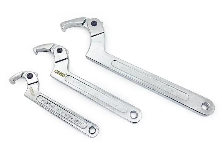1 PCS Adjustable Type C Hook Spanner Wrench Nuts Bolts Hand Tools 19-51/32-76/51-120/115-170 with Scale
1 PCS Adjustable Type C Hook Spanner Wrench Nuts Bolts Hand Tools 19-51/32-76/51-120/115-170 with Scale