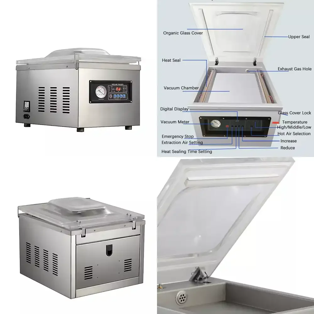 Table Top Single-chamber Multi Function Vacuum Packing Machine Commercial Food Chamber Vacuum Sealer
Table Top Single-chamber Multi Function Vacuum Packing Machine Commercial Food Chamber Vacuum Sealer