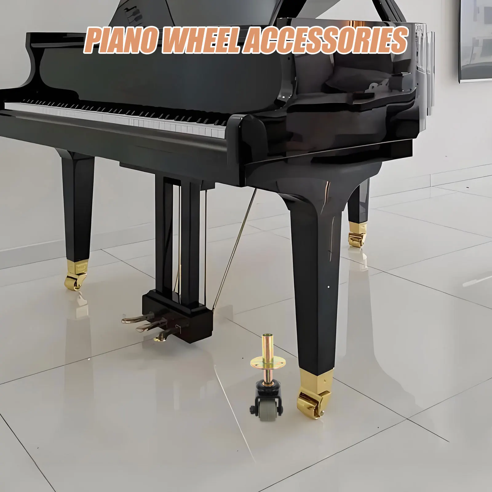 Piano Casters Replacement Wheels Heavy Duty Nylon Upright Piano Parts Silent Movement Floor Stability Caster
Piano Casters Replacement Wheels Heavy Duty Nylon Upright Piano Parts Silent Movement Floor Stability Caster