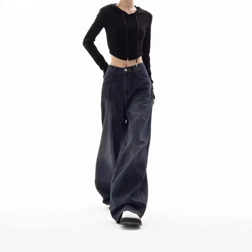 Y2K Women's Trendy Casual Denim Jeans High Waist Straight Leg High Elasticity Deep Color Spring Summer Autumn Fashionable Lad...
Y2K Women's Trendy Casual Denim Jeans High Waist Straight Leg High Elasticity Deep Color Spring Summer Autumn Fashionable Lad...