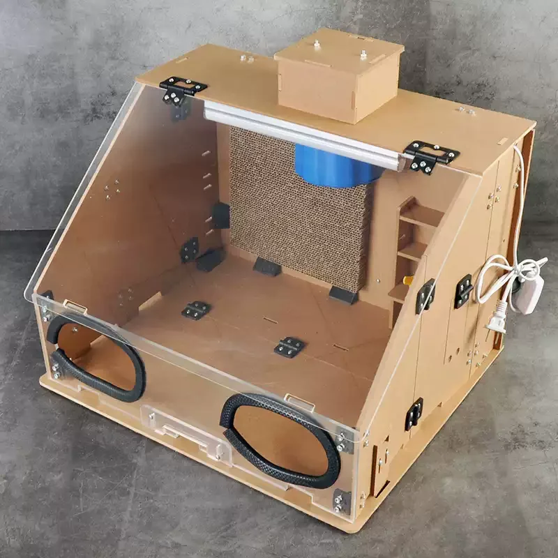 Spray box figure hand model coloring workbench closed paint exhaust fan exhaust cabinet spray
Spray box figure hand model coloring workbench closed paint exhaust fan exhaust cabinet spray