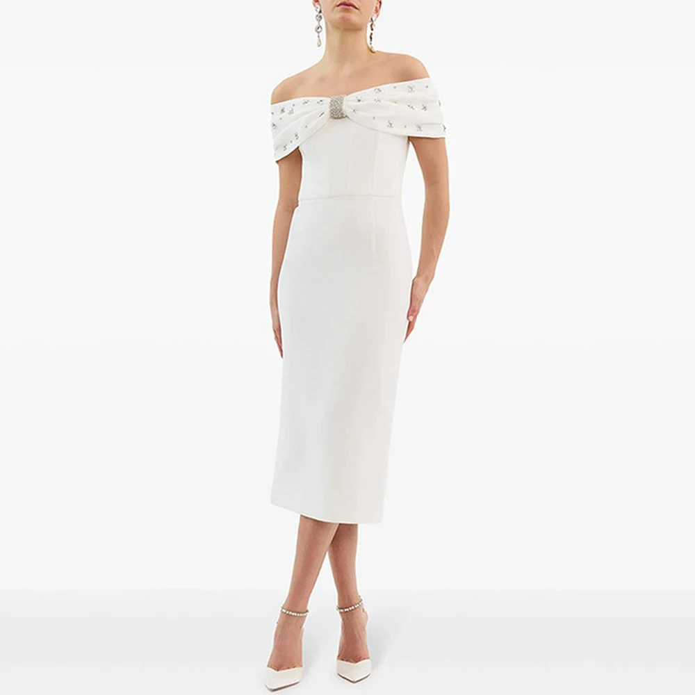 Women Off The Shoulder Beading Bandage Dress Bodycon Patchwork Clothes Party Celebrity Midi Dresses
Women Off The Shoulder Beading Bandage Dress Bodycon Patchwork Clothes Party Celebrity Midi Dresses