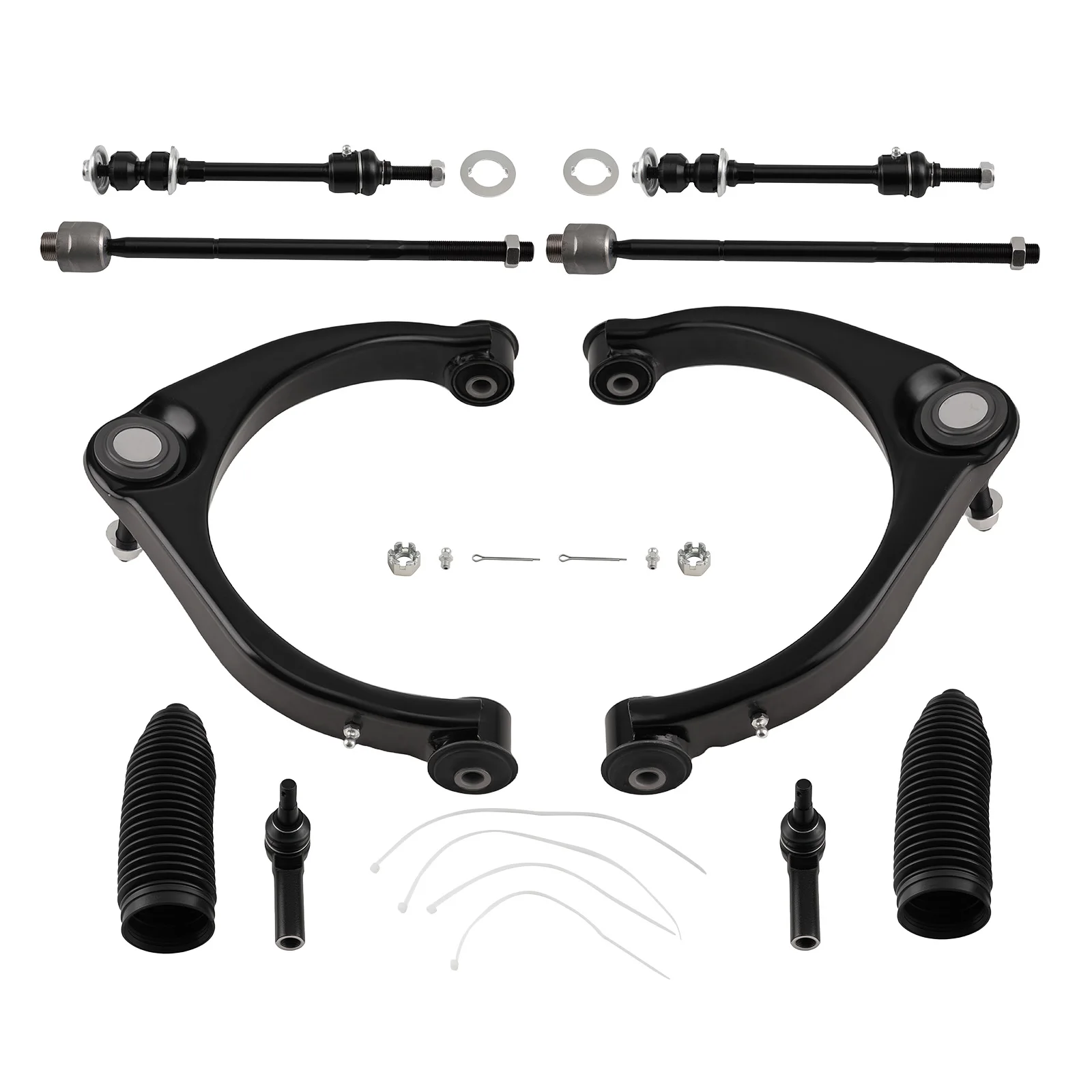 Front Upper Control Arms Sway Bar End Links 10pcs Set for 2009-12 Dodge Ram 1500
Front Upper Control Arms Sway Bar End Links 10pcs Set for 2009-12 Dodge Ram 1500