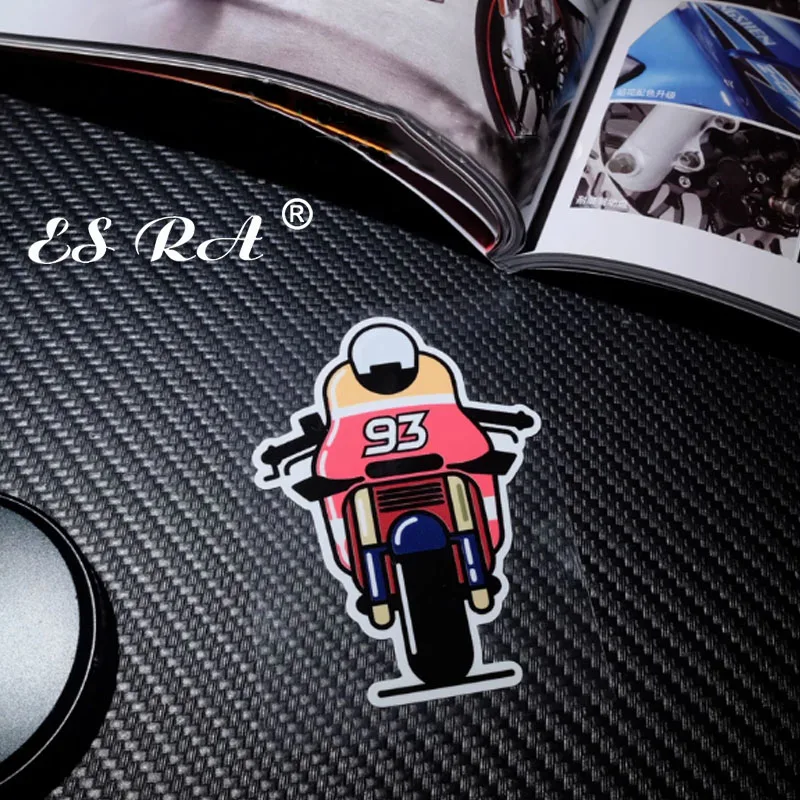 Motorcycle Reflective Stickers Q-version No. 93 Marquis Racing Driver Decals Scratch Cover Waterproof Decoration Pegatinas
Motorcycle Reflective Stickers Q-version No. 93 Marquis Racing Driver Decals Scratch Cover Waterproof Decoration Pegatinas