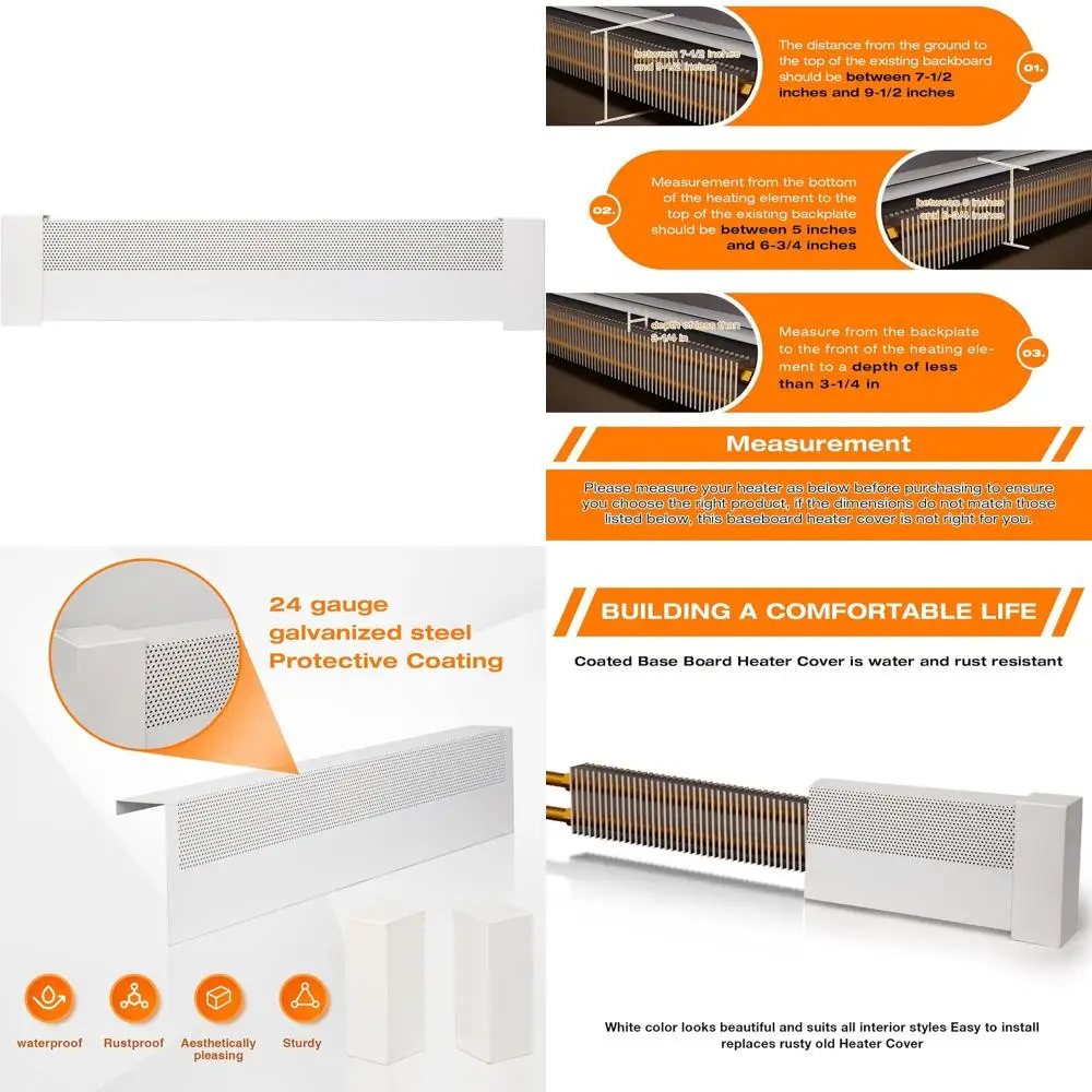 Customizable Baseboard Heater Covers - Left and Right Ends, Radiant Panel Enclosures, Upgrade Old Electric Heaters
Customizable Baseboard Heater Covers - Left and Right Ends, Radiant Panel Enclosures, Upgrade Old Electric Heaters