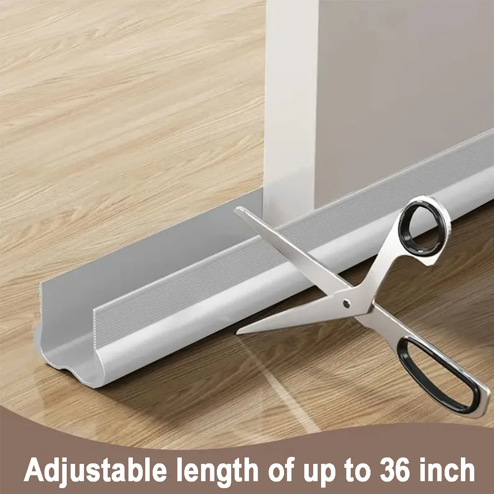 1-4PC PVC Flexible Door Bottom Seal Strip Draft Stopper Weatherproof Under Door Gap Cover Soundproof Weatherstrip Draft Guard 
1-4PC PVC Flexible Door Bottom Seal Strip Draft Stopper Weatherproof Under Door Gap Cover Soundproof Weatherstrip Draft Guard