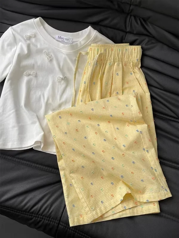 plus Size 300 Pounds Dots Casual Pants Women Summer Design Loose Straight Leg Slimming Wide Leg Long Trousers Commute Style H...
plus Size 300 Pounds Dots Casual Pants Women Summer Design Loose Straight Leg Slimming Wide Leg Long Trousers Commute Style H...
