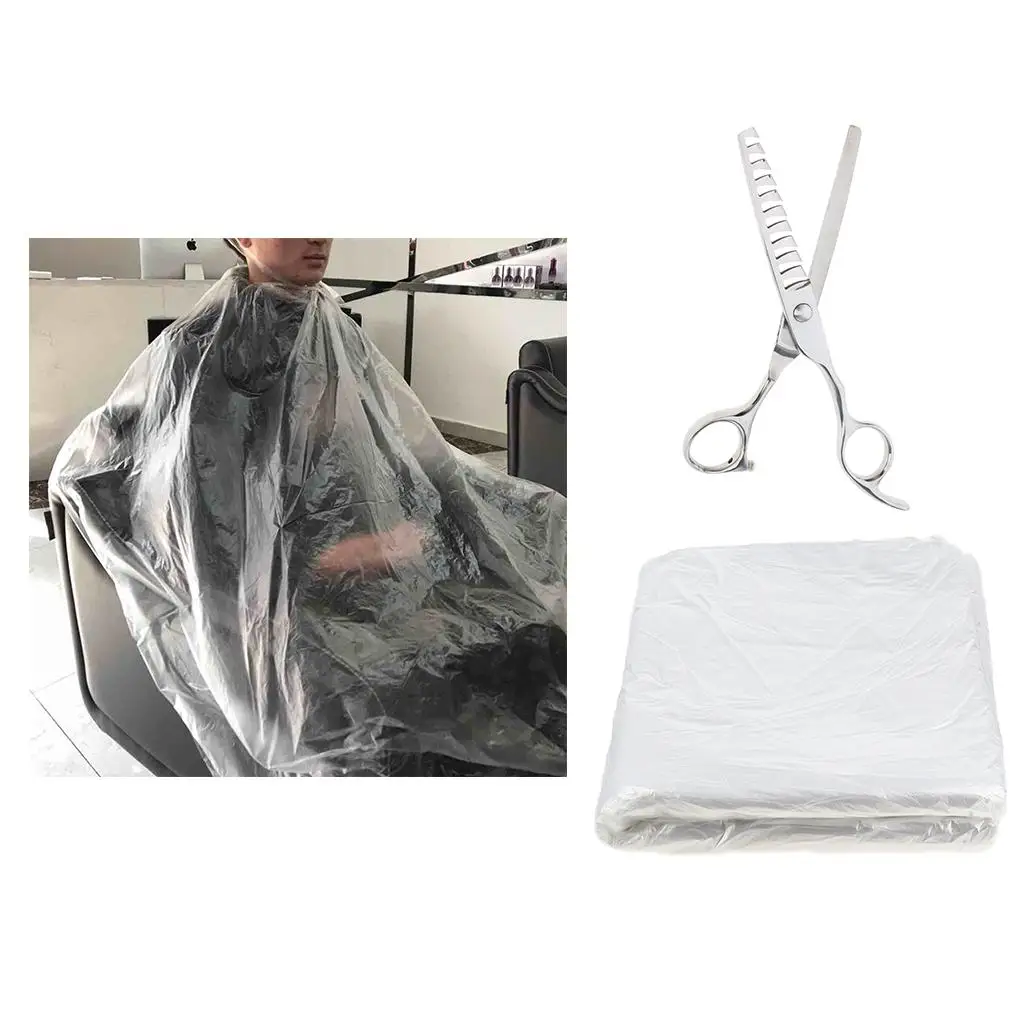 Disposable Neck Shawl Waterproof Hairdressing Cape Plastic Salon Cape for Professional Hair Styling
Disposable Neck Shawl Waterproof Hairdressing Cape Plastic Salon Cape for Professional Hair Styling