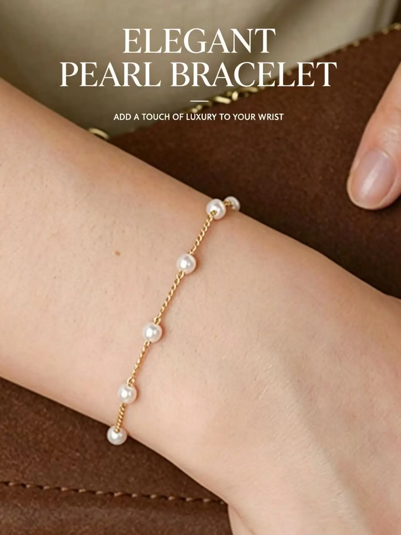 Imitation pearl chain bracelet women, simple and fashionable versatile 4mm artificial pearl hand jewelry
Imitation pearl chain bracelet women, simple and fashionable versatile 4mm artificial pearl hand jewelry