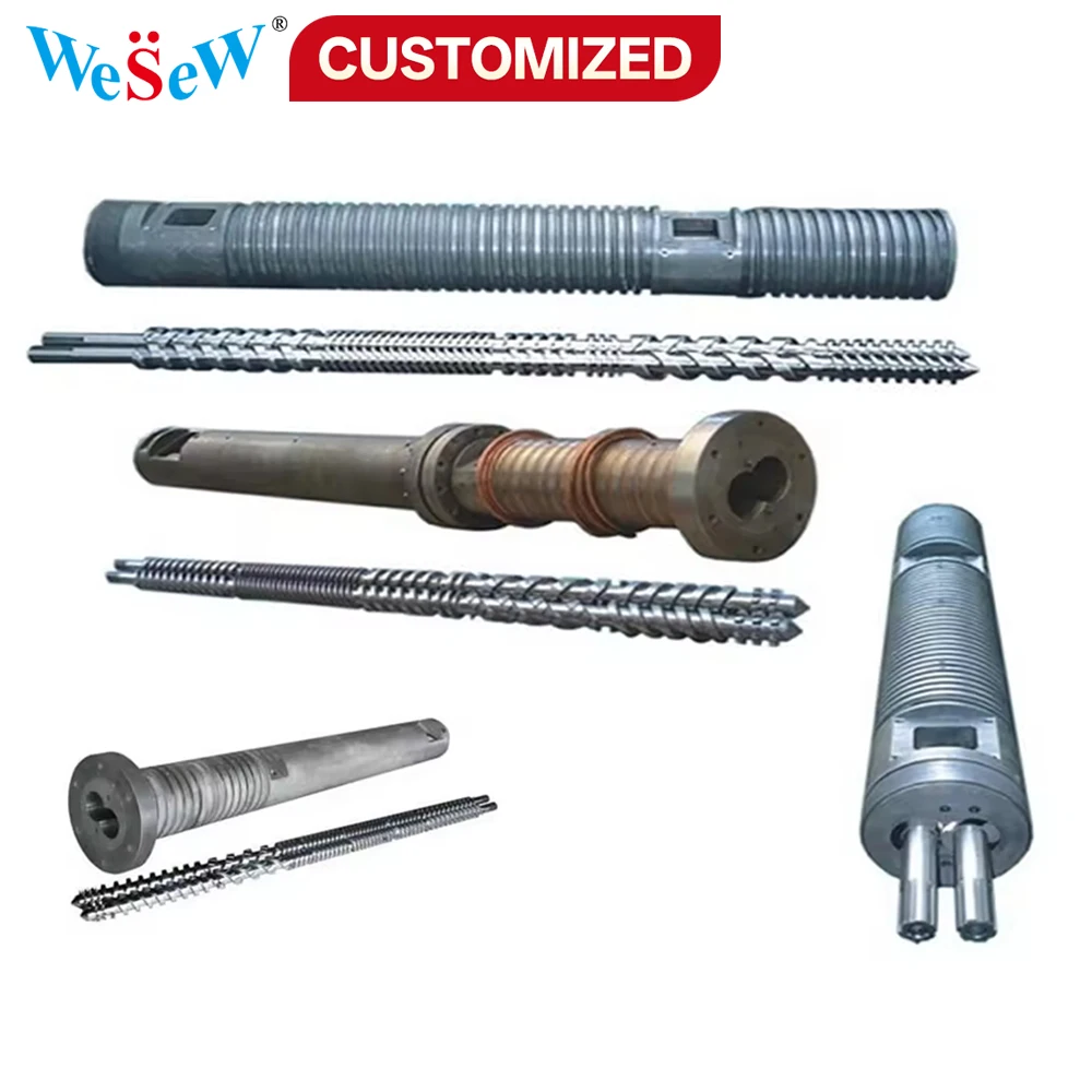 Custom 38CrMoAIA Screw and Barrel for Plastic Injection Molding Parallel Tapered Screw and Barrel
Custom 38CrMoAIA Screw and Barrel for Plastic Injection Molding Parallel Tapered Screw and Barrel