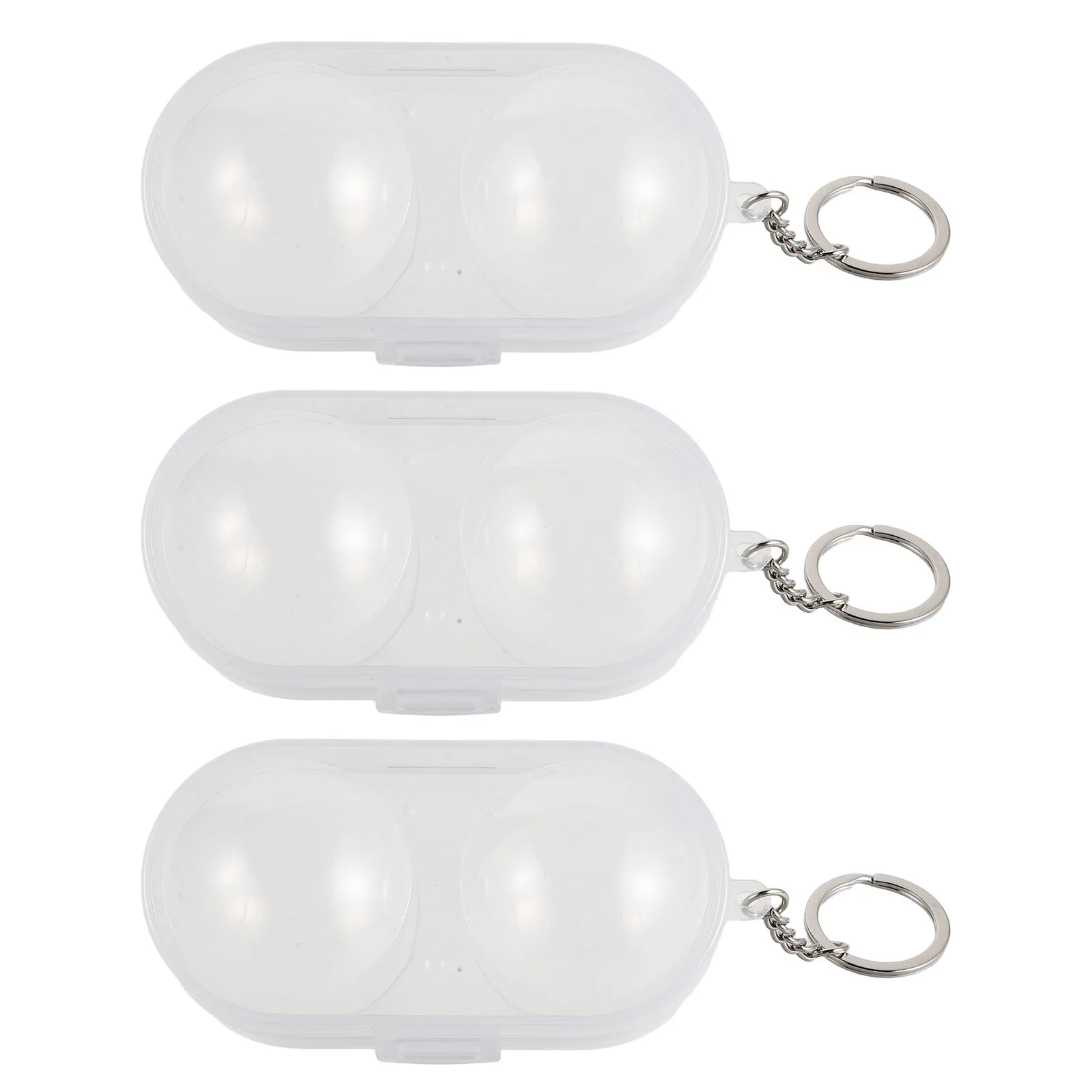3Pcs Clear Plastic Table Tennis Ball Carry Box Portable Storage Holder with Textured Bottom Quick Access Lid for Training Travel
3Pcs Clear Plastic Table Tennis Ball Carry Box Portable Storage Holder with Textured Bottom Quick Access Lid for Training Travel