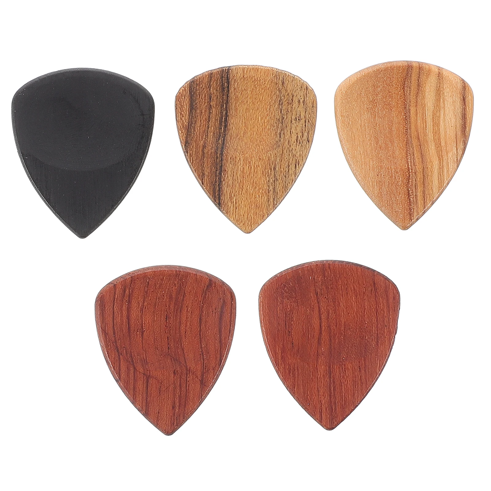 5pcs Wooden Guitar Picks Solid Wood Thumb Bass Finger Replacement Electric Thick Picks Groove Design Comfortable Grip Sturdy
5pcs Wooden Guitar Picks Solid Wood Thumb Bass Finger Replacement Electric Thick Picks Groove Design Comfortable Grip Sturdy