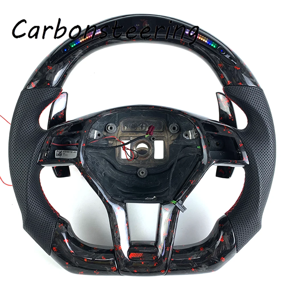 Custom Forged Carbon Fiber Steering Wheel for Mercedes Benz W204 W212 2011-2015 CLA GLA 45 C63 CLS63 E550 AMG R231 SL SLK350
Custom Forged Carbon Fiber Steering Wheel for Mercedes Benz W204 W212 2011-2015 CLA GLA 45 C63 CLS63 E550 AMG R231 SL SLK350