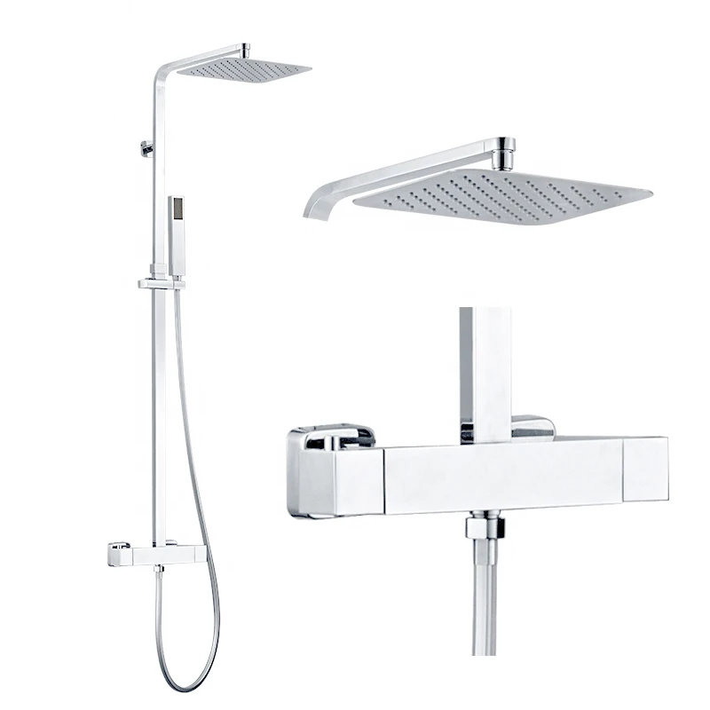Ceramic Square Wall Type Constant Temperature Air Lift Shower Faucet Set Mixer Water Saving Shower Head
Ceramic Square Wall Type Constant Temperature Air Lift Shower Faucet Set Mixer Water Saving Shower Head