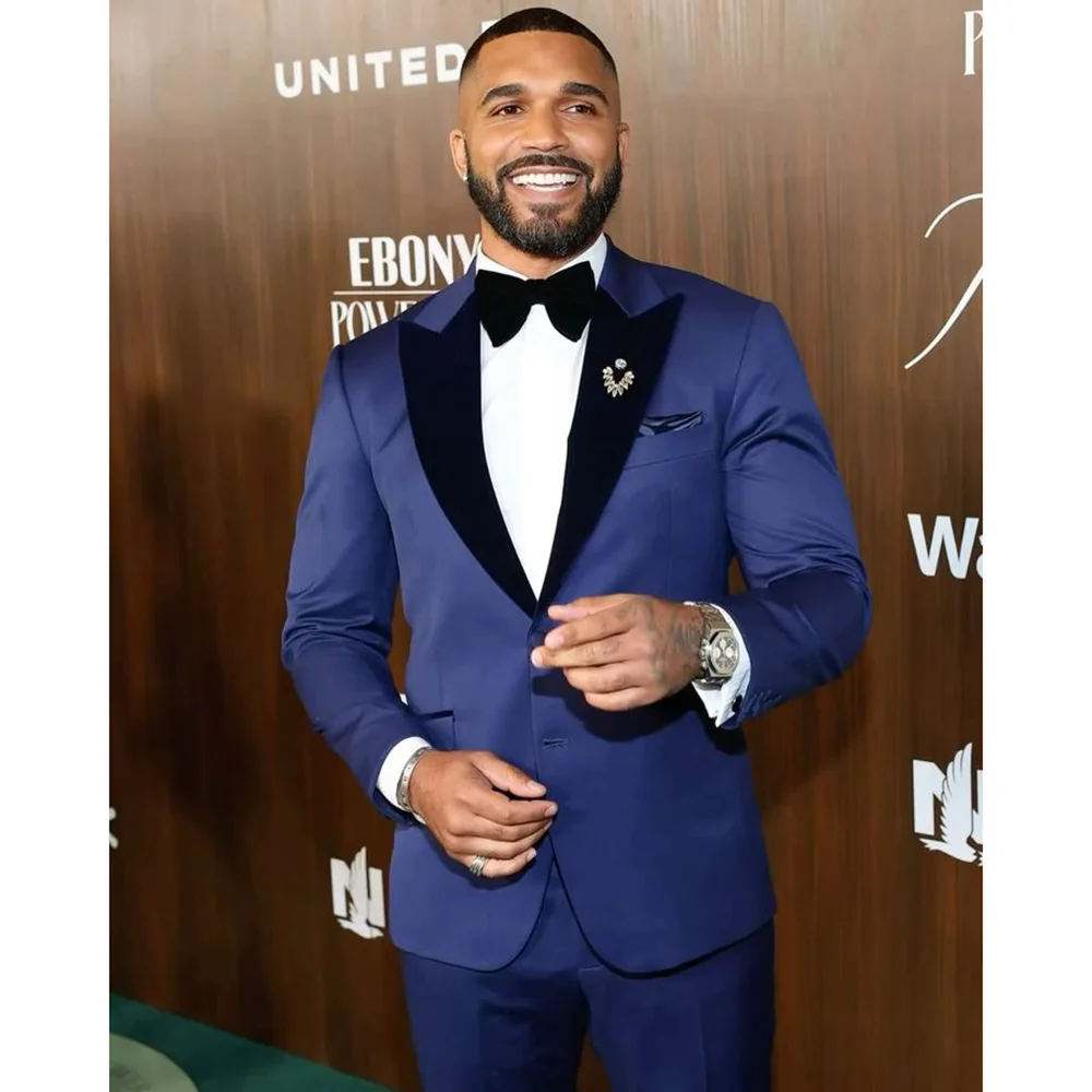 Blue Men's Suit Wedding Groom Tuxedo Business Casual Formal Occasion High Quality Male Clothing Banquet Custom
Blue Men's Suit Wedding Groom Tuxedo Business Casual Formal Occasion High Quality Male Clothing Banquet Custom