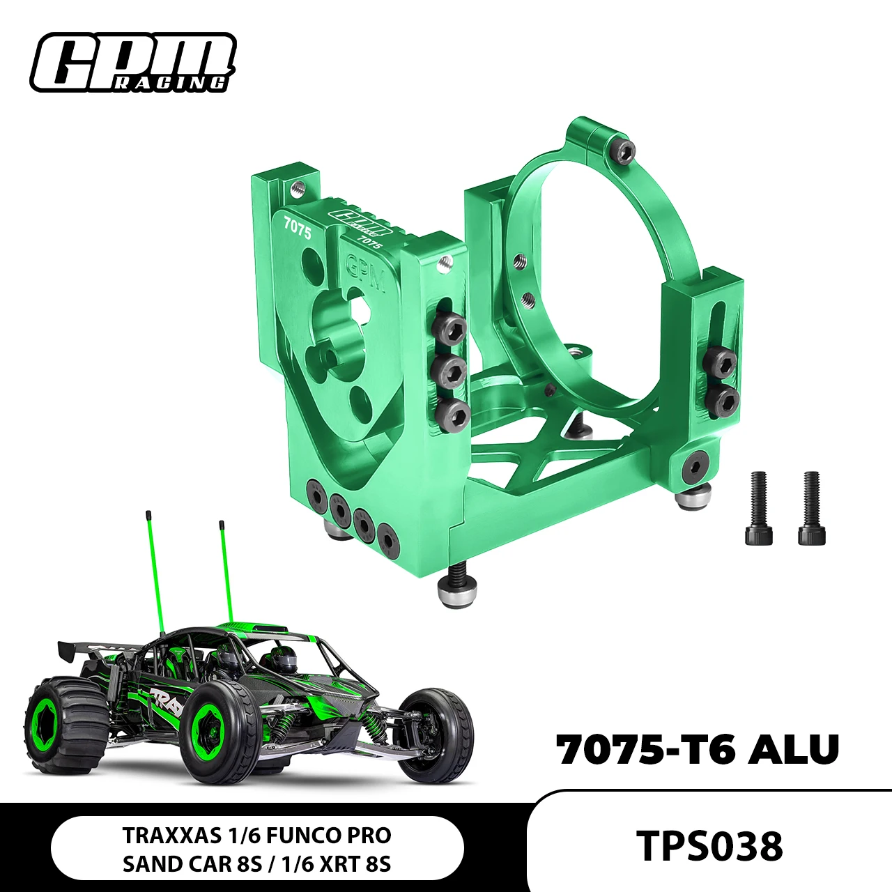 Большое основание двигателя из сплава 7075, для TRAXXAS 1/6 FUNCO PRO SCALE 2WD SAND CAR 8S, XRT, XRT Ultimate 8S
Большое основание двигателя из сплава 7075, для TRAXXAS 1/6 FUNCO PRO SCALE 2WD SAND CAR 8S, XRT, XRT Ultimate 8S