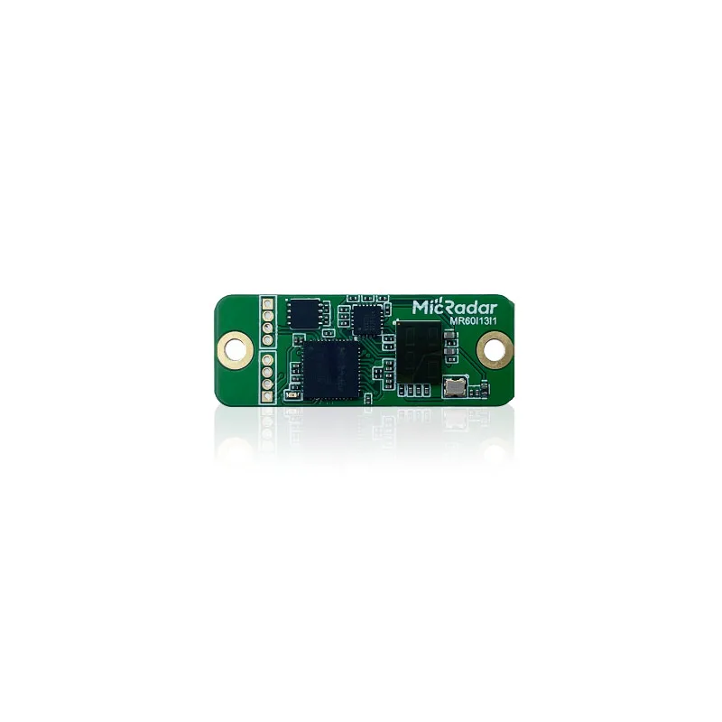R60ATT1 60G FMCW Радарный сенсорный модуль отслеживания траектории нескольких человек Подсчет людей Блокирующая мишень Статическое положение
R60ATT1 60G FMCW Радарный сенсорный модуль отслеживания траектории нескольких человек Подсчет людей Блокирующая мишень Статическое положение