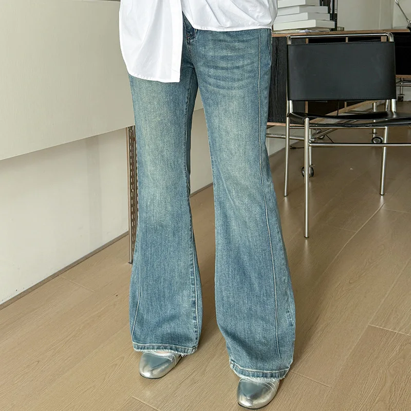 High Waist Wide Leg Retro Denim Jeans Loose Casual Women's plus Size Spring Autumn Loose Micro Flared Pants Sweet Style
High Waist Wide Leg Retro Denim Jeans Loose Casual Women's plus Size Spring Autumn Loose Micro Flared Pants Sweet Style