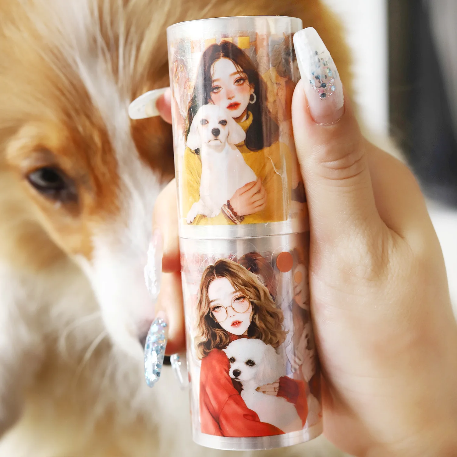 1pcs/1lot Decorative Adhesive Tapes Pet Kittens and puppies Tapes DIY Paper Scrapbooking Japanese Stickers
1pcs/1lot Decorative Adhesive Tapes Pet Kittens and puppies Tapes DIY Paper Scrapbooking Japanese Stickers