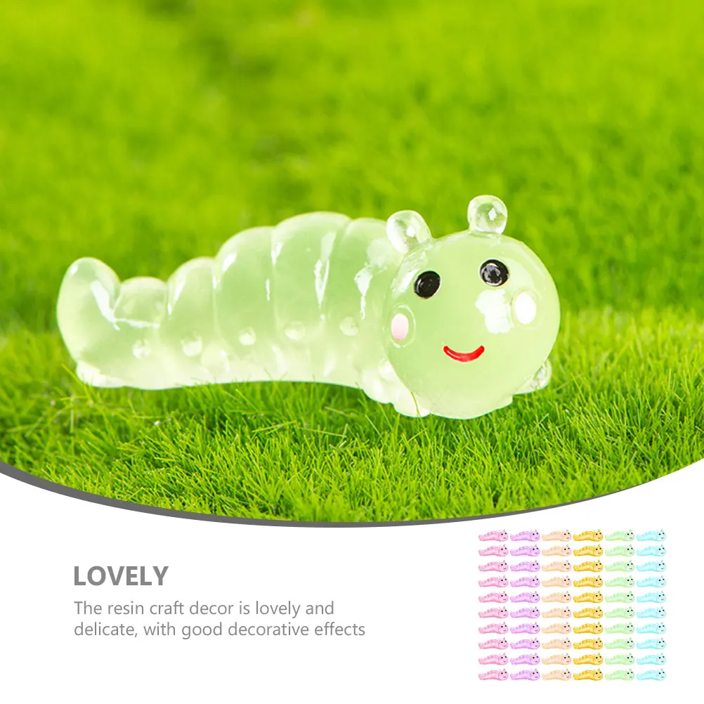 60Pcs Glow in The Dark Caterpillar Decoration Resin Made Compact for Tabletop Desktop Terrarium Garden Scene Mini Landscape
60Pcs Glow in The Dark Caterpillar Decoration Resin Made Compact for Tabletop Desktop Terrarium Garden Scene Mini Landscape