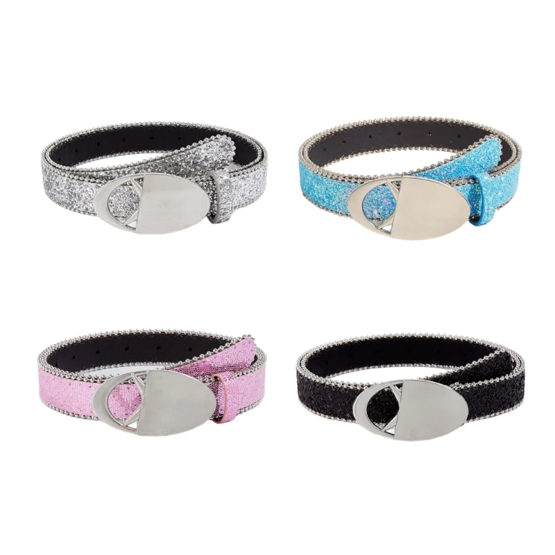Waist Belts for Jeans Belt for Punk Girls Street Impressive Modern Round Buckle Style Stage Street Dance
Waist Belts for Jeans Belt for Punk Girls Street Impressive Modern Round Buckle Style Stage Street Dance