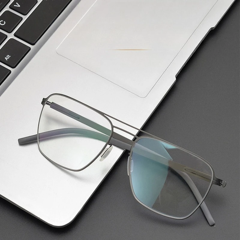 Lightweight Germany Pilot Double Beam Business Glasses Frame Medical Stainless Steel Bayamo Women for Men Prescription Optical
Lightweight Germany Pilot Double Beam Business Glasses Frame Medical Stainless Steel Bayamo Women for Men Prescription Optical